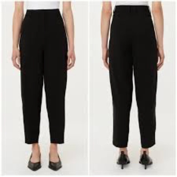 Frank and Oak Alice droite straight black pants nwt size 8 - Picture 1 of 6